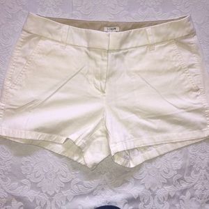 J. Crew white shorts size 4